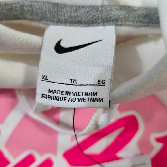 Nike Air Kay Yow PLAY4KAY Team Hoodie Unreleased White Pink Men’s XL IM7753-100 - Picture 7 of 7